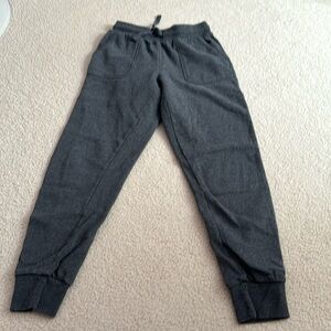 Pink Rose dark grey sweatpants/joggers with pockets.